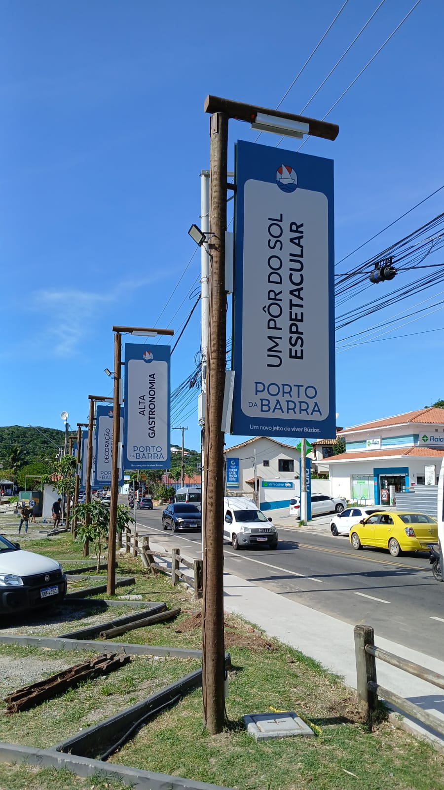 Letreiro Porto da Barra — Búzios